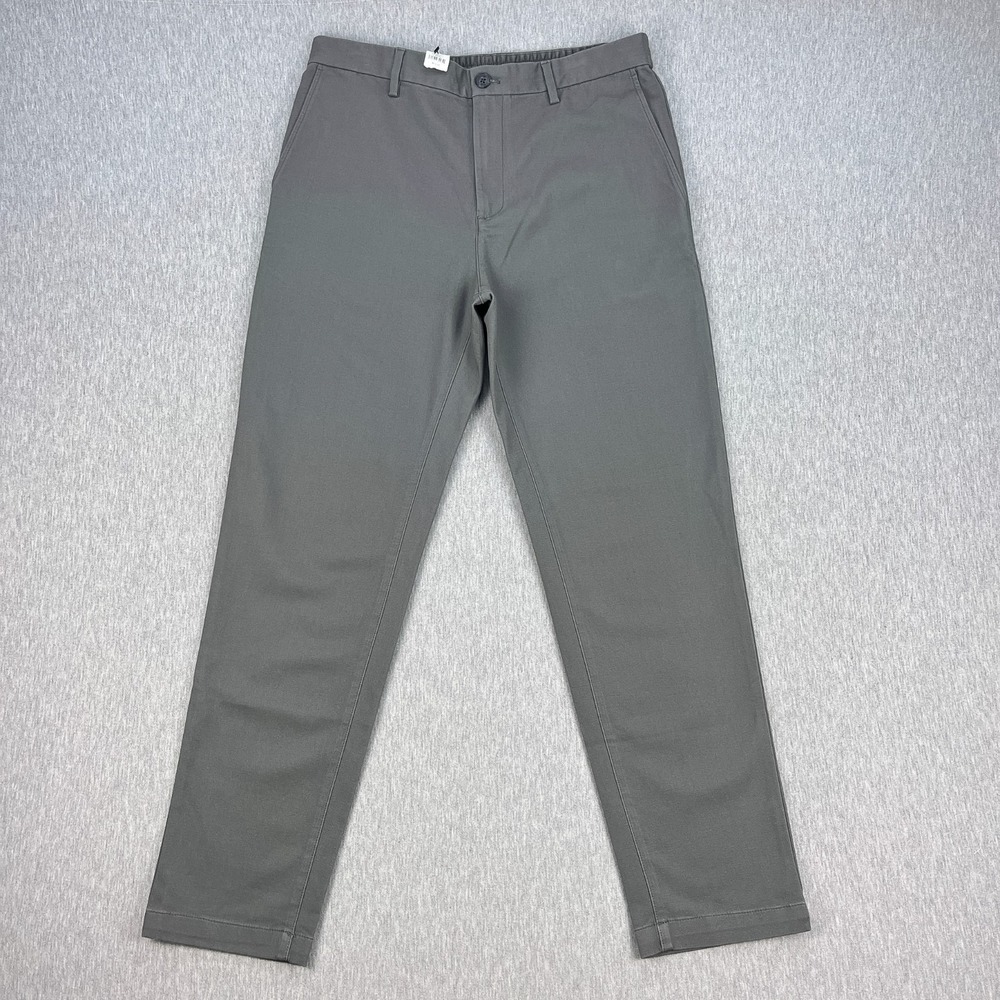 Banana Republic Slim Moleskin Pants Mens 32x32 *Fits 33x30 Smoke Signal Gray NEW